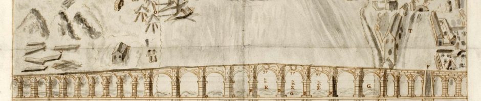 Proyecto puente de piedra de Andrés Ovido 1626